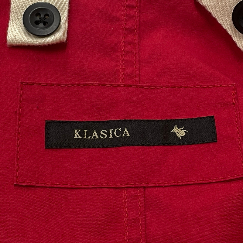 【中古品】【メンズ】 KLASICA クラシカ WATER FALL MODS COAT 20C-01MCT ウォーター フォール モッズコート アウター 140-261024-sa-07-teih サイズ：4 カラー：レッド 万代Net店