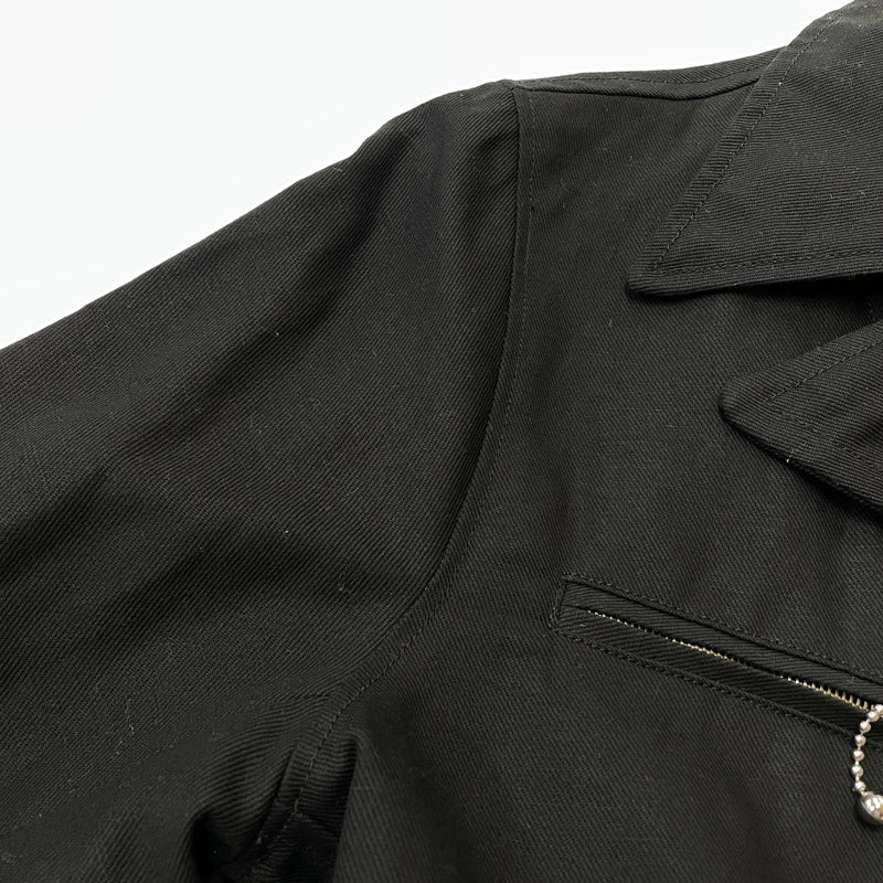 【中古品】【メンズ】 THE GROOVIN HIGH ザ グルーヴィン ハイ 1940 VINTAGE STYLE COTTON MOTORCYCLE JACKET 1940年 ヴィンテージ風 スタイル コットン モーター サイクル ジャケット アウター 140-261024-sa-10-teih サイズ：XL カラー：ブラック 万代Net店