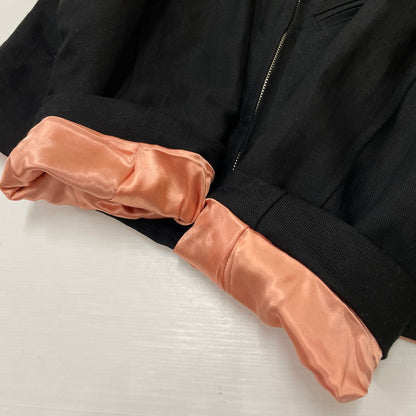 【中古品】【メンズ】 THE GROOVIN HIGH ザ グルーヴィン ハイ 1940 VINTAGE STYLE COTTON MOTORCYCLE JACKET 1940年 ヴィンテージ風 スタイル コットン モーター サイクル ジャケット アウター 140-261024-sa-10-teih サイズ：XL カラー：ブラック 万代Net店