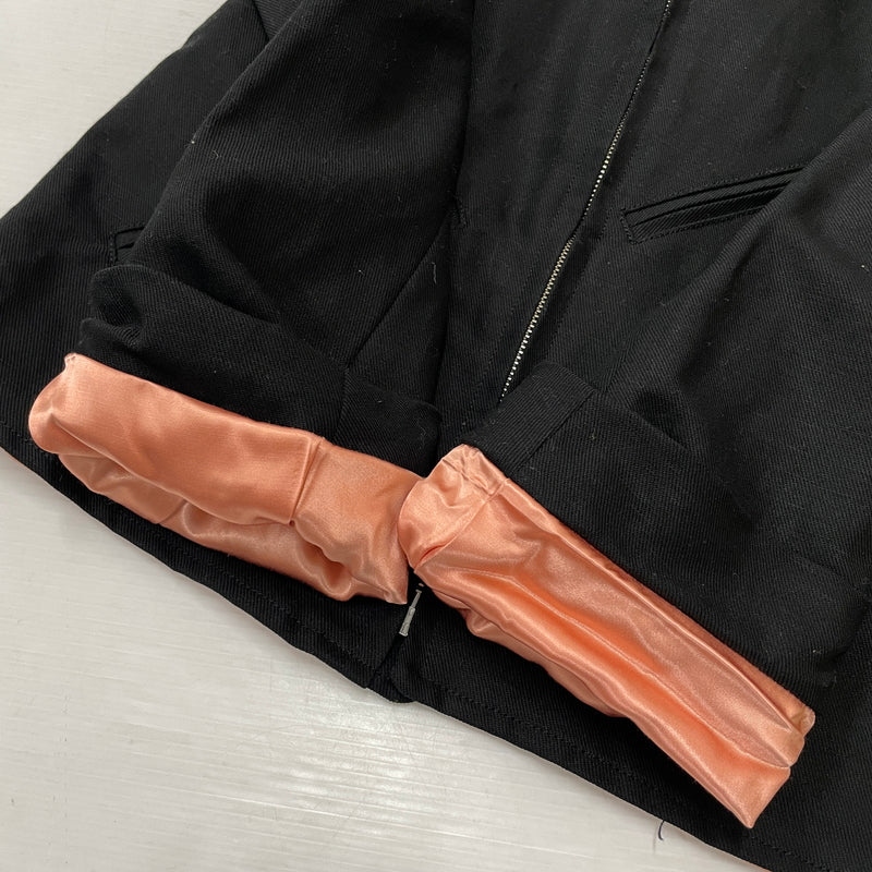 【中古品】【メンズ】 THE GROOVIN HIGH ザ グルーヴィン ハイ 1940 VINTAGE STYLE COTTON MOTORCYCLE JACKET 1940年 ヴィンテージ風 スタイル コットン モーター サイクル ジャケット アウター 140-261024-sa-10-teih サイズ：XL カラー：ブラック 万代Net店