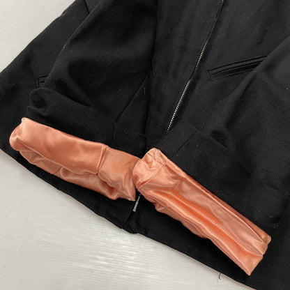 【中古品】【メンズ】 THE GROOVIN HIGH ザ グルーヴィン ハイ 1940 VINTAGE STYLE COTTON MOTORCYCLE JACKET 1940年 ヴィンテージ風 スタイル コットン モーター サイクル ジャケット アウター 140-261024-sa-10-teih サイズ：XL カラー：ブラック 万代Net店