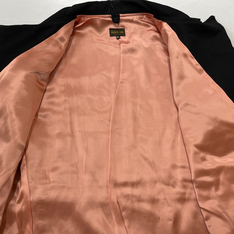 【中古品】【メンズ】 THE GROOVIN HIGH ザ グルーヴィン ハイ 1940 VINTAGE STYLE COTTON MOTORCYCLE JACKET 1940年 ヴィンテージ風 スタイル コットン モーター サイクル ジャケット アウター 140-261024-sa-10-teih サイズ：XL カラー：ブラック 万代Net店