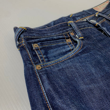 【中古品】【メンズ】 EVISU エヴィス No.2 DENIM PANTS デニムパンツ ボトムス ジーンズ 緑カモメ刺繍 145-261025-ko-21-teih サイズ：32 カラー：インディゴ 万代Net店