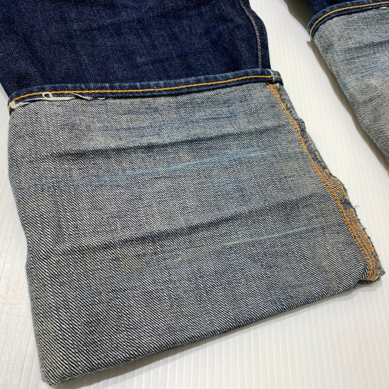 【中古品】【メンズ】 EVISU エヴィス No.2 DENIM PANTS デニムパンツ ボトムス ジーンズ 緑カモメ刺繍 145-261025-ko-21-teih サイズ：32 カラー：インディゴ 万代Net店