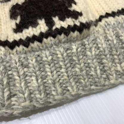 【現状渡し品】【メンズ】 KANATA カナタ COWICHAN KNIT カウチンニット アウター セーター フルジップ 145-261025-ko-14-teih サイズ：不明 カラー：グレー系 万代Net店