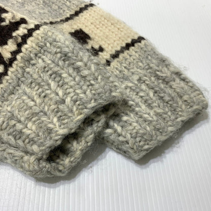 【現状渡し品】【メンズ】 KANATA カナタ COWICHAN KNIT カウチンニット アウター セーター フルジップ 145-261025-ko-14-teih サイズ：不明 カラー：グレー系 万代Net店