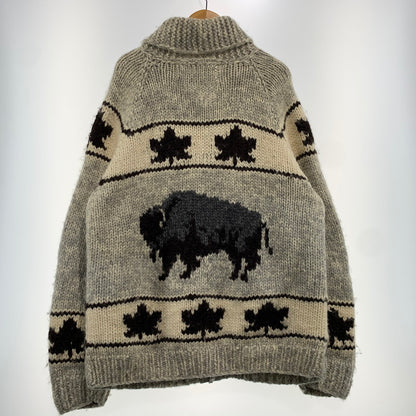 【現状渡し品】【メンズ】 KANATA カナタ COWICHAN KNIT カウチンニット アウター セーター フルジップ 145-261025-ko-14-teih サイズ：不明 カラー：グレー系 万代Net店