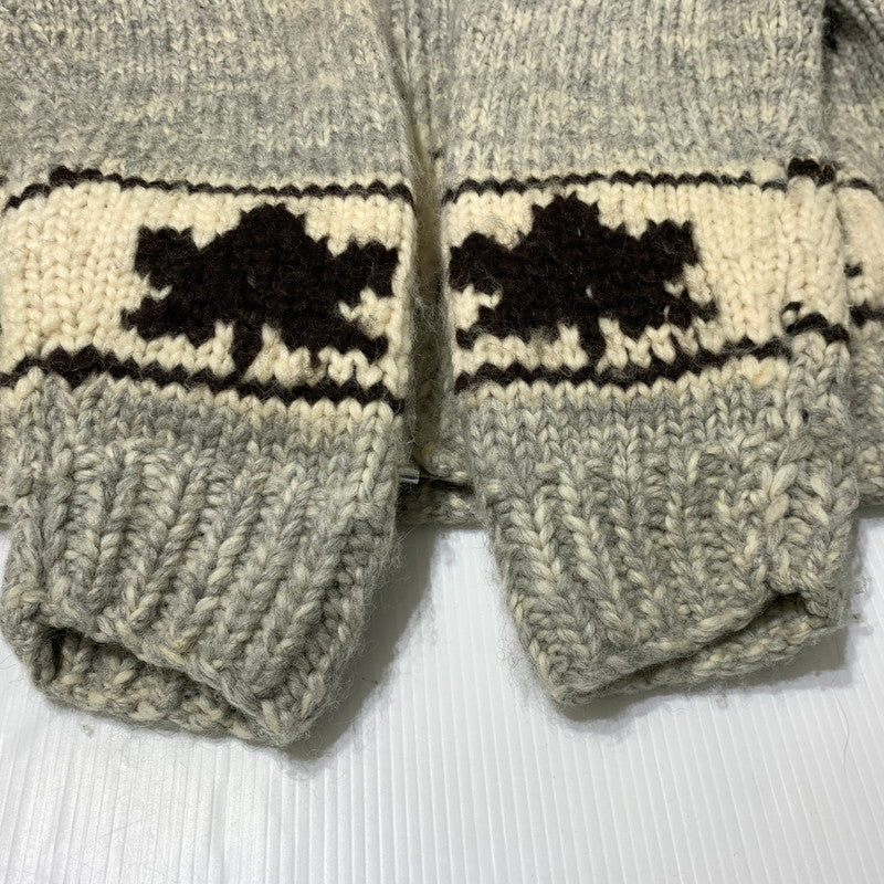 【現状渡し品】【メンズ】 KANATA カナタ COWICHAN KNIT カウチンニット アウター セーター フルジップ 145-261025-ko-14-teih サイズ：不明 カラー：グレー系 万代Net店