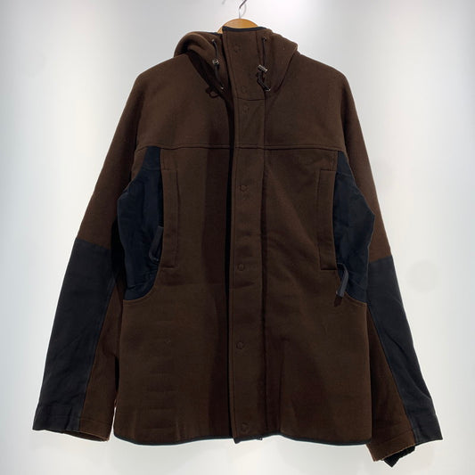 【現状渡し品】【メンズ】 PRADA プラダ WOOL HOODIE JACKET SGV256 ウール フーディ ジャケット アウター コート 141-261025-ko-17-teih サイズ：不明 カラー：ブラウン 万代Net店