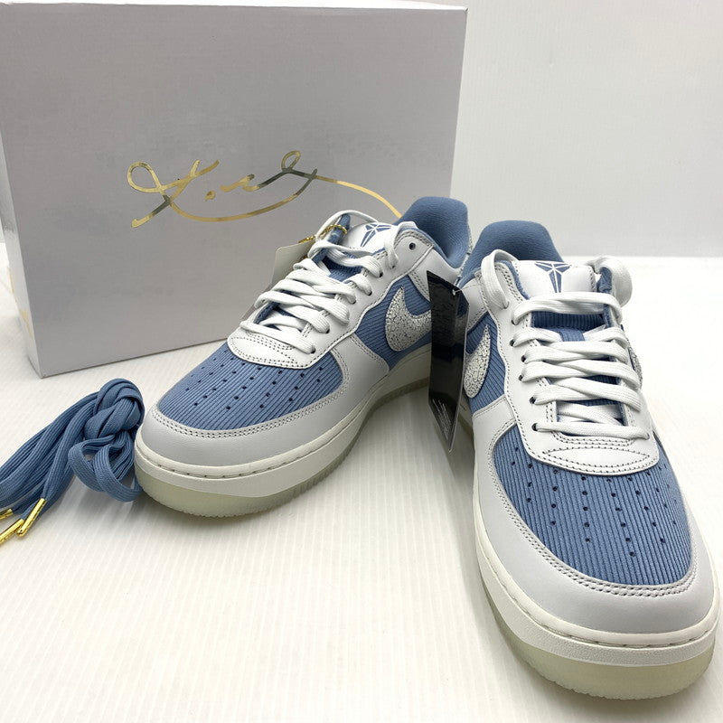 【中古品】【メンズ】 NIKE ナイキ × KOBE BRYANT コービー ブライアント 別注 コラボ AIR FORCE 1 LOW PROTRO IM0583-400 エア フォース 1 ロー プロトロ スニーカー 靴 シューズ 160-261024-ko-01-teih サイズ：27cm カラー：ホワイト/ブルー 万代Net店