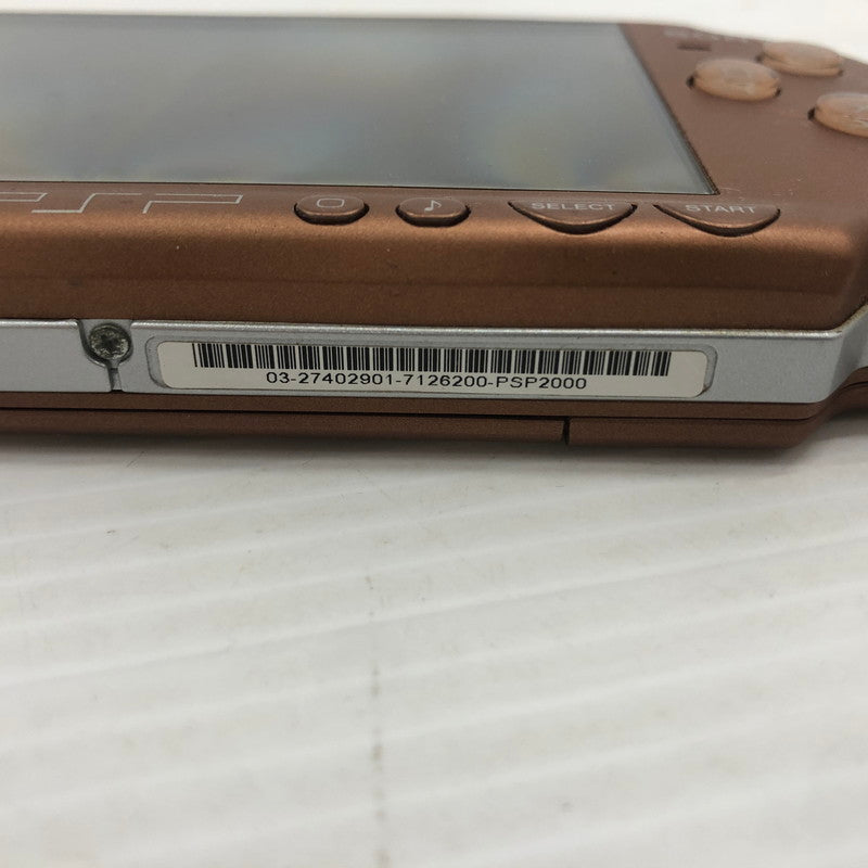 【中古品】 SONY ソニー プレイステーション ポータブルPSP-2000 本体 ブロンズ バッテリー欠品 023-261025-ns-01-teih 万代Net店