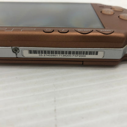 【中古品】 SONY ソニー プレイステーション ポータブルPSP-2000 本体 ブロンズ バッテリー欠品 023-261025-ns-01-teih 万代Net店