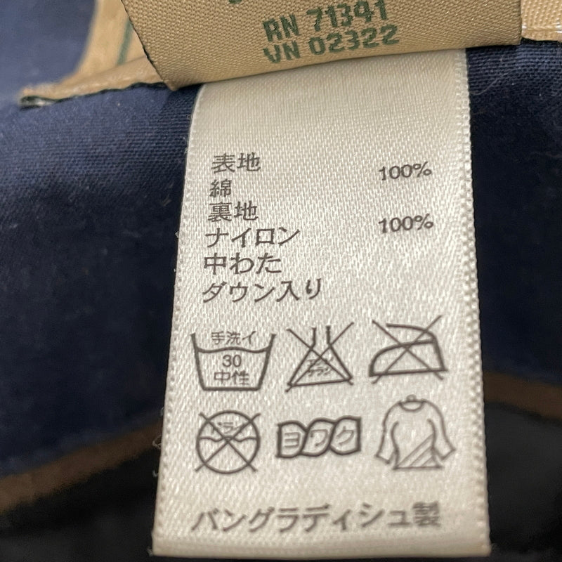 【現状渡し品】【メンズ】 L.L.BEAN エルエルビーン 90's-00's OILED QUILTED DOWN JACKET 90～2000年 オイルド キルティング ダウン ジャケット アウター 144-261024-sa-16-teih サイズ：L カラー：ネイビー 万代Net店