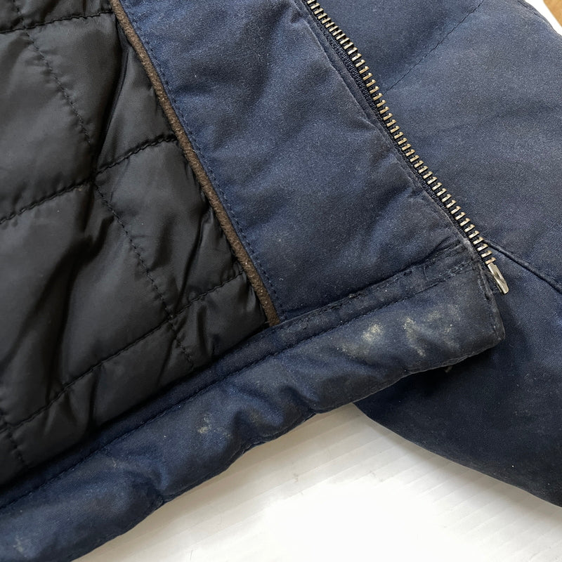 【現状渡し品】【メンズ】 L.L.BEAN エルエルビーン 90's-00's OILED QUILTED DOWN JACKET 90～2000年 オイルド キルティング ダウン ジャケット アウター 144-261024-sa-16-teih サイズ：L カラー：ネイビー 万代Net店