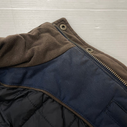 【現状渡し品】【メンズ】 L.L.BEAN エルエルビーン 90's-00's OILED QUILTED DOWN JACKET 90～2000年 オイルド キルティング ダウン ジャケット アウター 144-261024-sa-16-teih サイズ：L カラー：ネイビー 万代Net店
