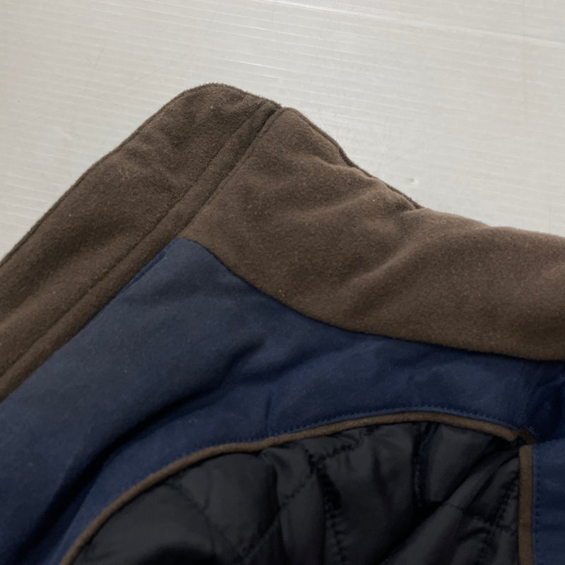 【現状渡し品】【メンズ】 L.L.BEAN エルエルビーン 90's-00's OILED QUILTED DOWN JACKET 90～2000年 オイルド キルティング ダウン ジャケット アウター 144-261024-sa-16-teih サイズ：L カラー：ネイビー 万代Net店