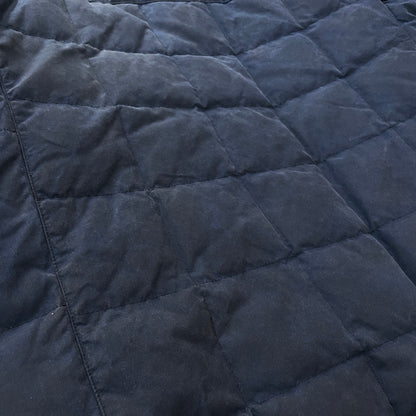 【現状渡し品】【メンズ】 L.L.BEAN エルエルビーン 90's-00's OILED QUILTED DOWN JACKET 90～2000年 オイルド キルティング ダウン ジャケット アウター 144-261024-sa-16-teih サイズ：L カラー：ネイビー 万代Net店