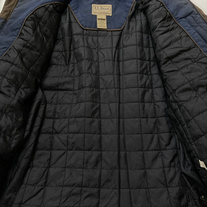 【現状渡し品】【メンズ】 L.L.BEAN エルエルビーン 90's-00's OILED QUILTED DOWN JACKET 90～2000年 オイルド キルティング ダウン ジャケット アウター 144-261024-sa-16-teih サイズ：L カラー：ネイビー 万代Net店