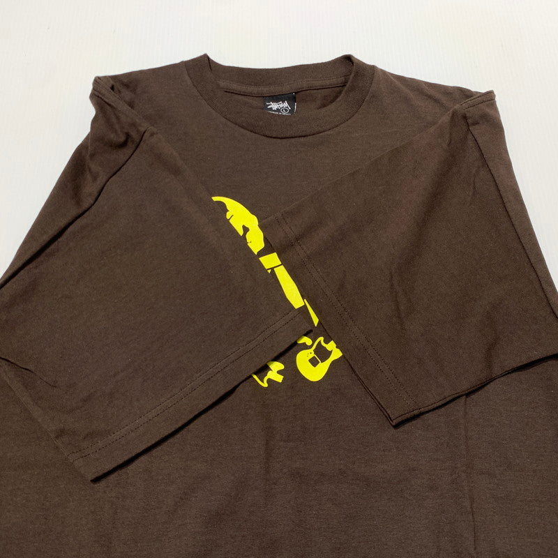 【中古品】【メンズ】 STUSSY ステューシー GRAPHIC LOGO S/S TEE グラフィック ロゴ ショートスリーブ Tシャツ 半袖 トップス 142-261025-ko-02-teih サイズ：L カラー：ブラウン 万代Net店