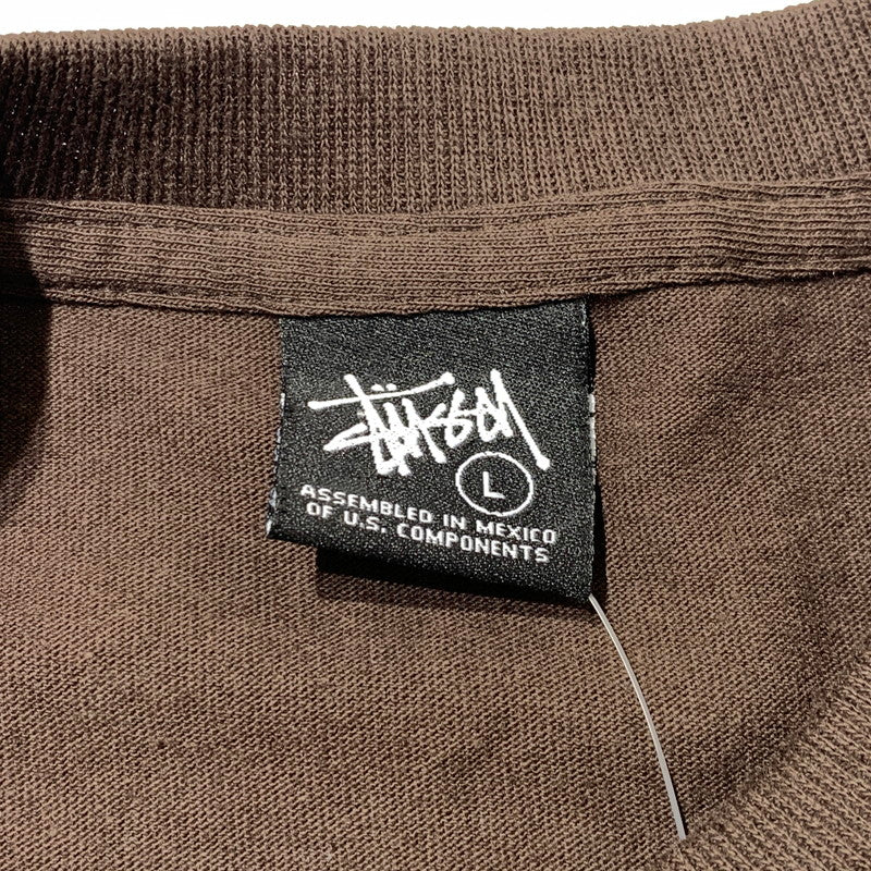 【中古品】【メンズ】 STUSSY ステューシー GRAPHIC LOGO S/S TEE グラフィック ロゴ ショートスリーブ Tシャツ 半袖 トップス 142-261025-ko-02-teih サイズ：L カラー：ブラウン 万代Net店