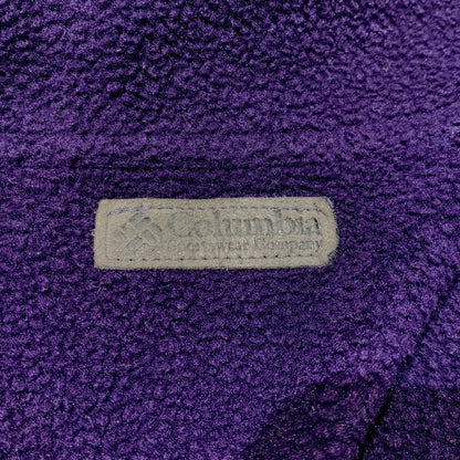 【現状渡し品】【メンズ】 COLUMBIA コロンビア FLEECE SWEATSHIRT フリース スウェットシャツ ライトアウター プルオーバージャケット 144-261025-ko-08-teih サイズ：XL カラー：パープル 万代Net店