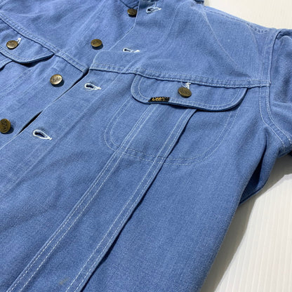 【現状渡し品】【メンズ】 LEE リー 70's~ MOLESKIN TRUCKER JACKET VINTAGE 70年代 モールスキン トラッカー ジャケット ライトアウター デニムジャケット ヴィンテージ 145-261025-ko-07-teih サイズ：不明 カラー：インディゴ 万代Net店