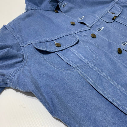 【現状渡し品】【メンズ】 LEE リー 70's~ MOLESKIN TRUCKER JACKET VINTAGE 70年代 モールスキン トラッカー ジャケット ライトアウター デニムジャケット ヴィンテージ 145-261025-ko-07-teih サイズ：不明 カラー：インディゴ 万代Net店