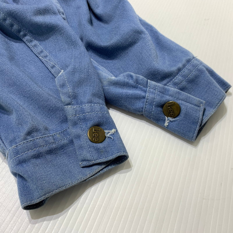 【現状渡し品】【メンズ】 LEE リー 70's~ MOLESKIN TRUCKER JACKET VINTAGE 70年代 モールスキン トラッカー ジャケット ライトアウター デニムジャケット ヴィンテージ 145-261025-ko-07-teih サイズ：不明 カラー：インディゴ 万代Net店