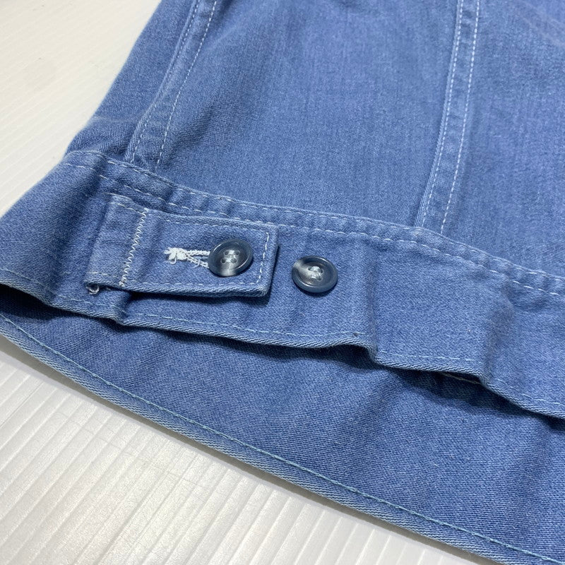【現状渡し品】【メンズ】 LEE リー 70's~ MOLESKIN TRUCKER JACKET VINTAGE 70年代 モールスキン トラッカー ジャケット ライトアウター デニムジャケット ヴィンテージ 145-261025-ko-07-teih サイズ：不明 カラー：インディゴ 万代Net店