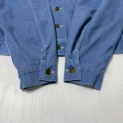 【現状渡し品】【メンズ】 LEE リー 70's~ MOLESKIN TRUCKER JACKET VINTAGE 70年代 モールスキン トラッカー ジャケット ライトアウター デニムジャケット ヴィンテージ 145-261025-ko-07-teih サイズ：不明 カラー：インディゴ 万代Net店