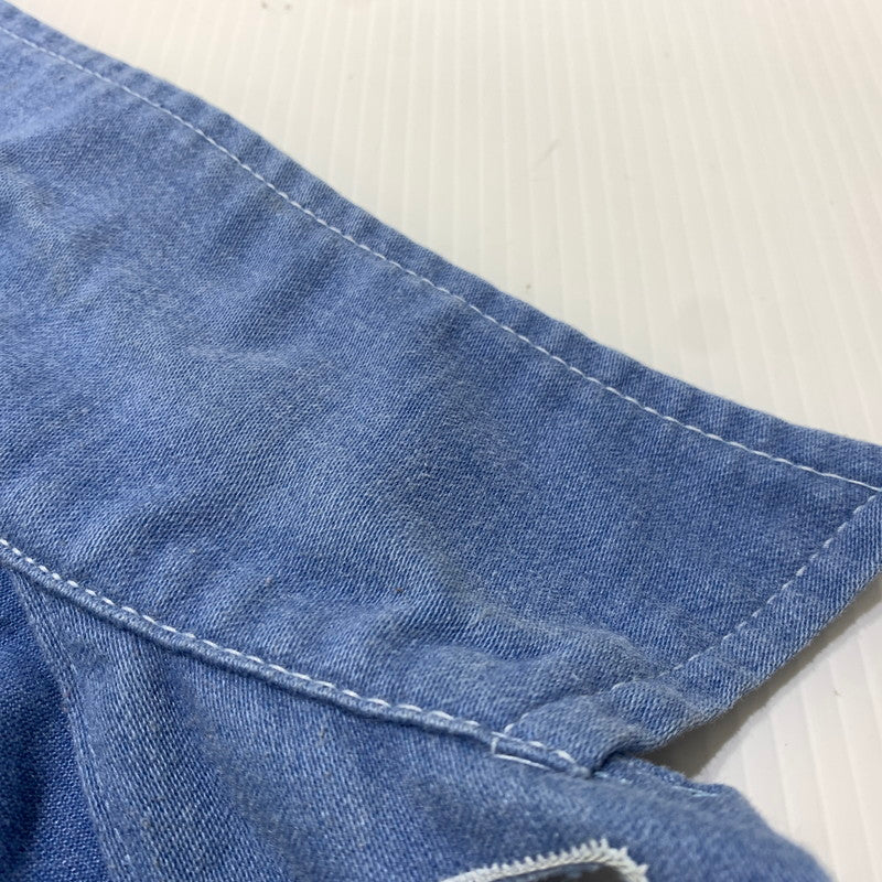 【現状渡し品】【メンズ】 LEE リー 70's~ MOLESKIN TRUCKER JACKET VINTAGE 70年代 モールスキン トラッカー ジャケット ライトアウター デニムジャケット ヴィンテージ 145-261025-ko-07-teih サイズ：不明 カラー：インディゴ 万代Net店