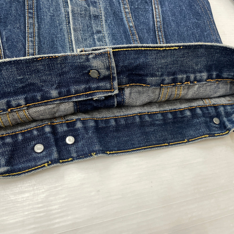 【中古品】【メンズ】 LEVI'S リーバイス 525 60's VINTAGE RAINBOW STITCH BIGE "4TH" DENIM JACKET 70505 60年代 ヴィンテージ レインボー ステッチ ビッグイー フォース デニム ジャケット アウター 不均等V 145-261024-sa-12-teih サイズ：不明 カラー：インディゴ 万代Net店