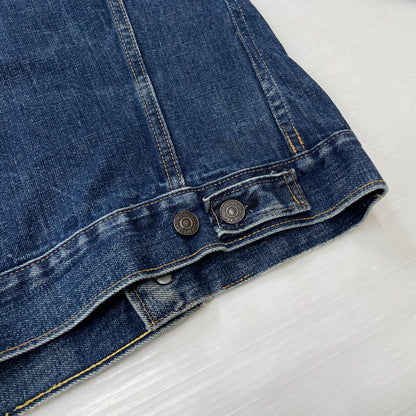 【中古品】【メンズ】 LEVI'S リーバイス 525 60's VINTAGE RAINBOW STITCH BIGE "4TH" DENIM JACKET 70505 60年代 ヴィンテージ レインボー ステッチ ビッグイー フォース デニム ジャケット アウター 不均等V 145-261024-sa-12-teih サイズ：不明 カラー：インディゴ 万代Net店