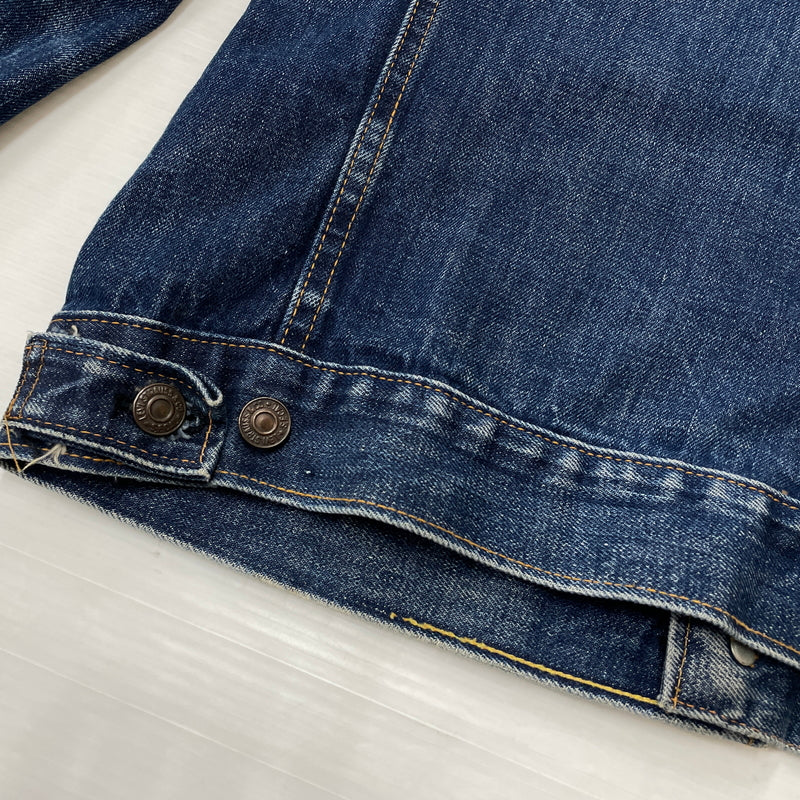 【中古品】【メンズ】 LEVI'S リーバイス 525 60's VINTAGE RAINBOW STITCH BIGE "4TH" DENIM JACKET 70505 60年代 ヴィンテージ レインボー ステッチ ビッグイー フォース デニム ジャケット アウター 不均等V 145-261024-sa-12-teih サイズ：不明 カラー：インディゴ 万代Net店