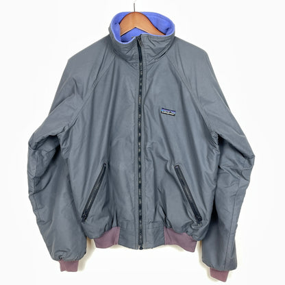 【中古品】【メンズ】 PATAGONIA パタゴニア 80's VINTAGE SHELLED SYNCHILLA JACKET 28101 80年代 ヴィンテージ シェルド シンチラ ジャケット アウター 144-261024-sa-20-teih サイズ：M カラー：グレー 万代Net店