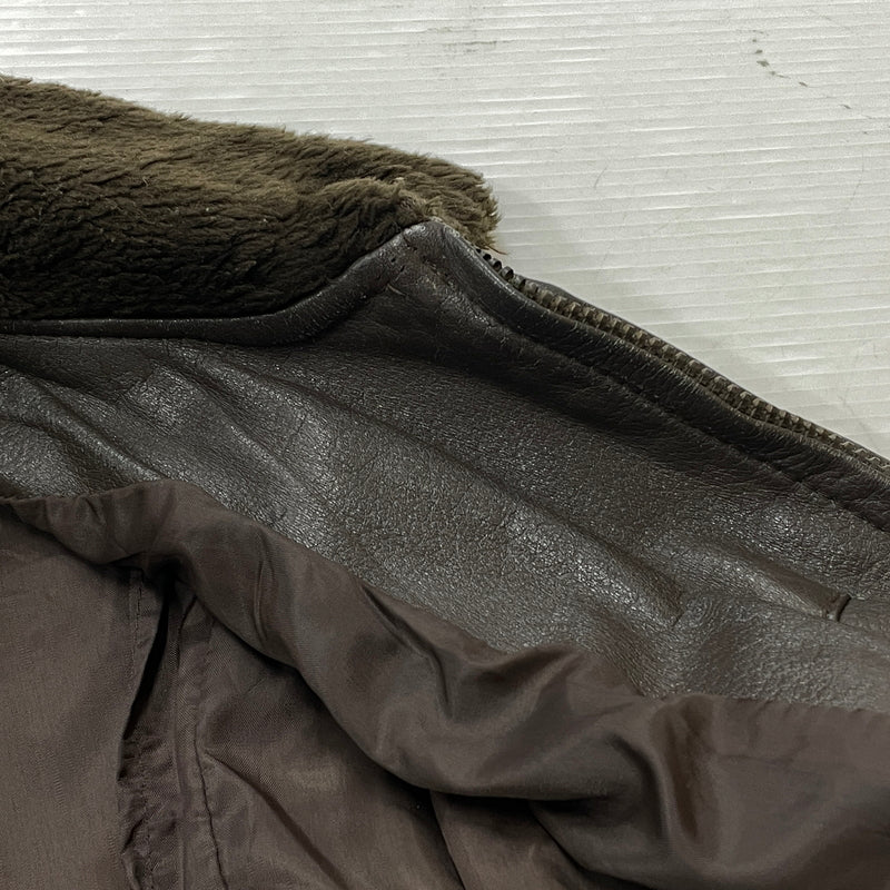 【現状渡し品】【メンズ】 U.S.NAVY アメリカ海軍 70's VINTAGE G-1 FLIGHT JACKET 8415-00-268-7797 70年代 ヴィンテージ ジーワン ジャケット アウター 145-261024-sa-06-teih サイズ：40 カラー：ブラウン 万代Net店