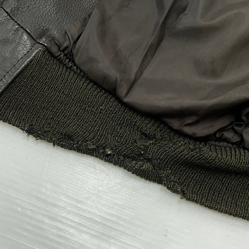 【現状渡し品】【メンズ】 U.S.NAVY アメリカ海軍 70's VINTAGE G-1 FLIGHT JACKET 8415-00-268-7797 70年代 ヴィンテージ ジーワン ジャケット アウター 145-261024-sa-06-teih サイズ：40 カラー：ブラウン 万代Net店