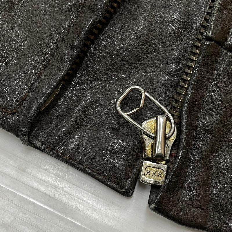 【現状渡し品】【メンズ】 U.S.NAVY アメリカ海軍 70's VINTAGE G-1 FLIGHT JACKET 8415-00-268-7797 70年代 ヴィンテージ ジーワン ジャケット アウター 145-261024-sa-06-teih サイズ：40 カラー：ブラウン 万代Net店