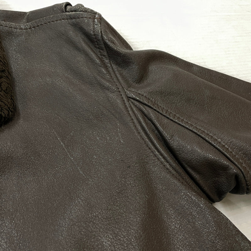 【現状渡し品】【メンズ】 U.S.NAVY アメリカ海軍 70's VINTAGE G-1 FLIGHT JACKET 8415-00-268-7797 70年代 ヴィンテージ ジーワン ジャケット アウター 145-261024-sa-06-teih サイズ：40 カラー：ブラウン 万代Net店