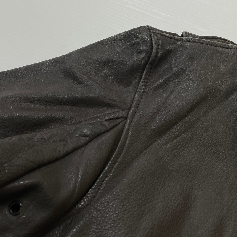 【現状渡し品】【メンズ】 U.S.NAVY アメリカ海軍 70's VINTAGE G-1 FLIGHT JACKET 8415-00-268-7797 70年代 ヴィンテージ ジーワン ジャケット アウター 145-261024-sa-06-teih サイズ：40 カラー：ブラウン 万代Net店