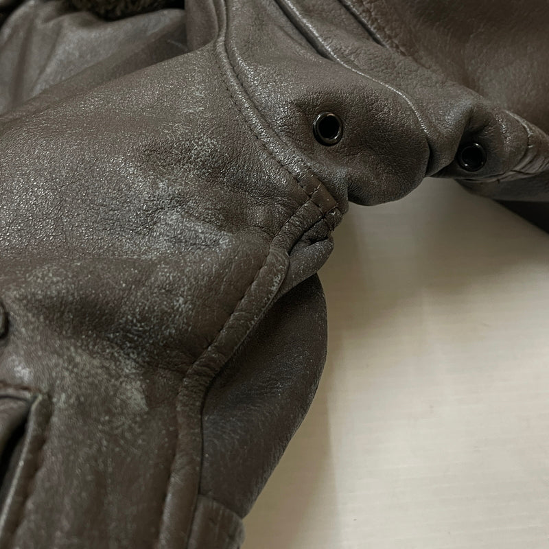 【現状渡し品】【メンズ】 U.S.NAVY アメリカ海軍 70's VINTAGE G-1 FLIGHT JACKET 8415-00-268-7797 70年代 ヴィンテージ ジーワン ジャケット アウター 145-261024-sa-06-teih サイズ：40 カラー：ブラウン 万代Net店