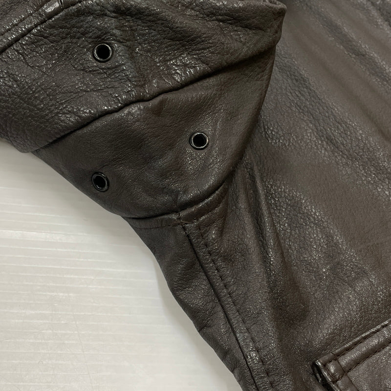 【現状渡し品】【メンズ】 U.S.NAVY アメリカ海軍 70's VINTAGE G-1 FLIGHT JACKET 8415-00-268-7797 70年代 ヴィンテージ ジーワン ジャケット アウター 145-261024-sa-06-teih サイズ：40 カラー：ブラウン 万代Net店