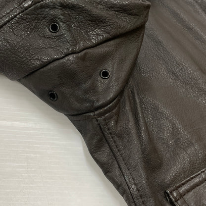 【現状渡し品】【メンズ】 U.S.NAVY アメリカ海軍 70's VINTAGE G-1 FLIGHT JACKET 8415-00-268-7797 70年代 ヴィンテージ ジーワン ジャケット アウター 145-261024-sa-06-teih サイズ：40 カラー：ブラウン 万代Net店