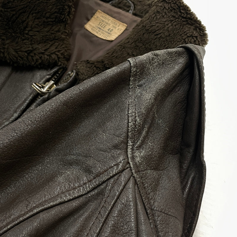【現状渡し品】【メンズ】 U.S.NAVY アメリカ海軍 70's VINTAGE G-1 FLIGHT JACKET 8415-00-268-7797 70年代 ヴィンテージ ジーワン ジャケット アウター 145-261024-sa-06-teih サイズ：40 カラー：ブラウン 万代Net店