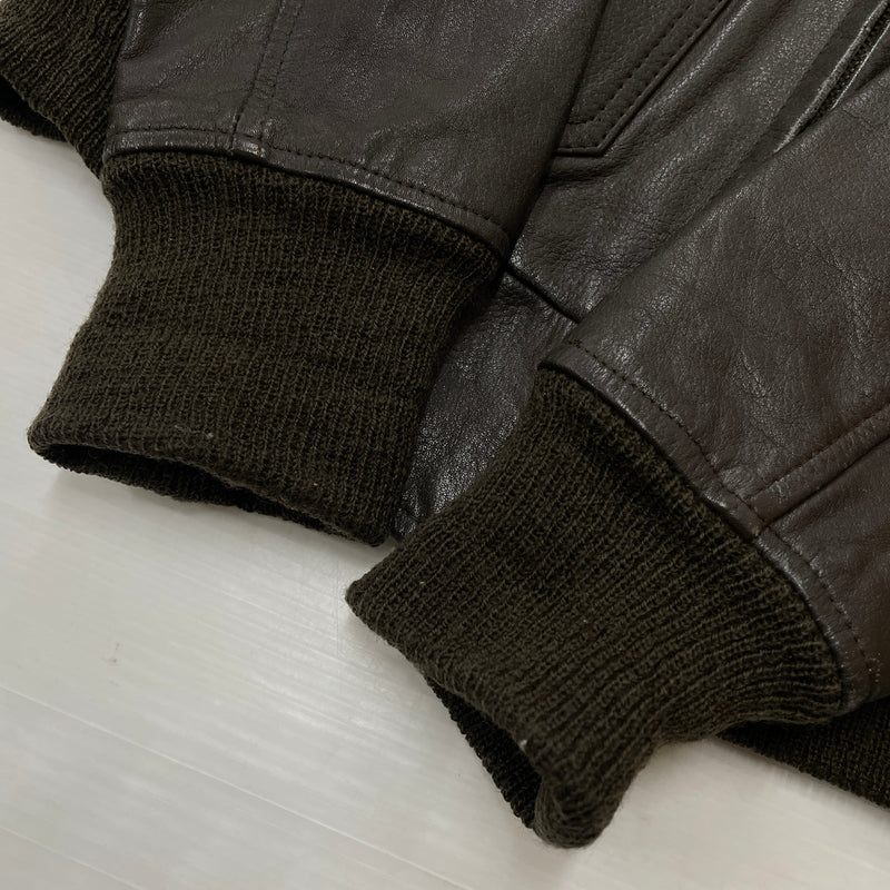 【現状渡し品】【メンズ】 U.S.NAVY アメリカ海軍 70's VINTAGE G-1 FLIGHT JACKET 8415-00-268-7797 70年代 ヴィンテージ ジーワン ジャケット アウター 145-261024-sa-06-teih サイズ：40 カラー：ブラウン 万代Net店