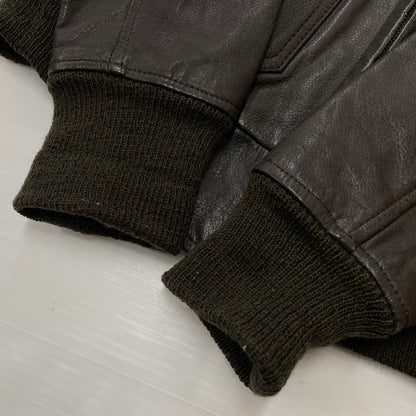 【現状渡し品】【メンズ】 U.S.NAVY アメリカ海軍 70's VINTAGE G-1 FLIGHT JACKET 8415-00-268-7797 70年代 ヴィンテージ ジーワン ジャケット アウター 145-261024-sa-06-teih サイズ：40 カラー：ブラウン 万代Net店