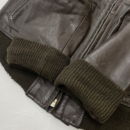 【現状渡し品】【メンズ】 U.S.NAVY アメリカ海軍 70's VINTAGE G-1 FLIGHT JACKET 8415-00-268-7797 70年代 ヴィンテージ ジーワン ジャケット アウター 145-261024-sa-06-teih サイズ：40 カラー：ブラウン 万代Net店