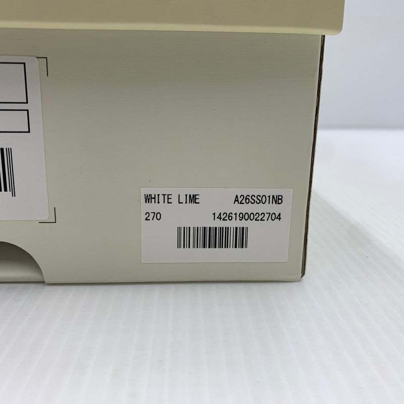 【中古品】【メンズ】 NEW BALANCE ニューバランス × AURALEE オーラリー 別注 コラボ LIFESTYLE 204L SNEAKERS U204L7YU ライフスタイル スニーカー 靴 シューズ 162-261024-ko-02-teih サイズ：27cm カラー：ホワイト系/ライム系 万代Net店