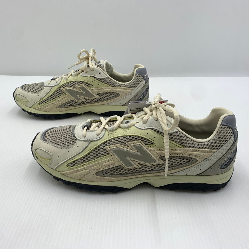 【中古品】【メンズ】 NEW BALANCE ニューバランス × AURALEE オーラリー 別注 コラボ LIFESTYLE 204L SNEAKERS U204L7YU ライフスタイル スニーカー 靴 シューズ 162-261024-ko-02-teih サイズ：27cm カラー：ホワイト系/ライム系 万代Net店