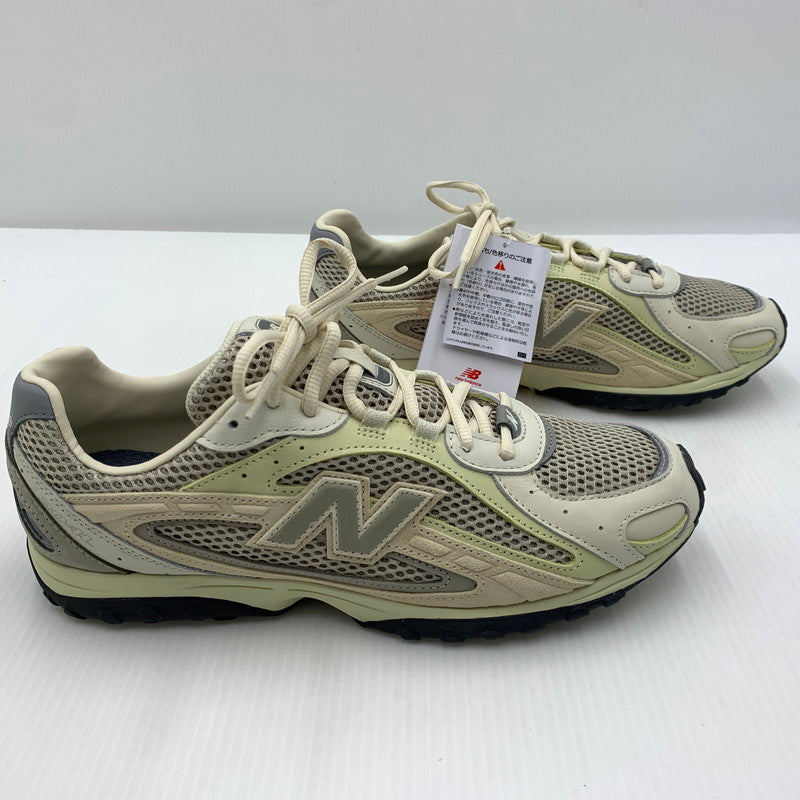 【中古品】【メンズ】 NEW BALANCE ニューバランス × AURALEE オーラリー 別注 コラボ LIFESTYLE 204L SNEAKERS U204L7YU ライフスタイル スニーカー 靴 シューズ 162-261024-ko-02-teih サイズ：27cm カラー：ホワイト系/ライム系 万代Net店